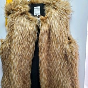 ZARA Faux Fur Vest